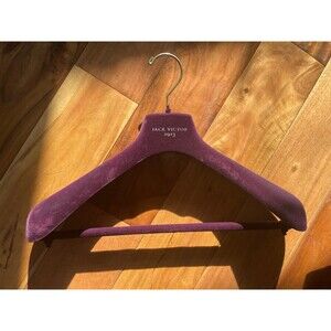 Jack Victor 1913 Purple Burgundy Velvet Suit Hanger